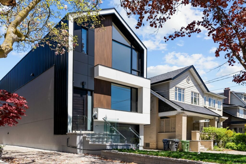 Modern front elevation